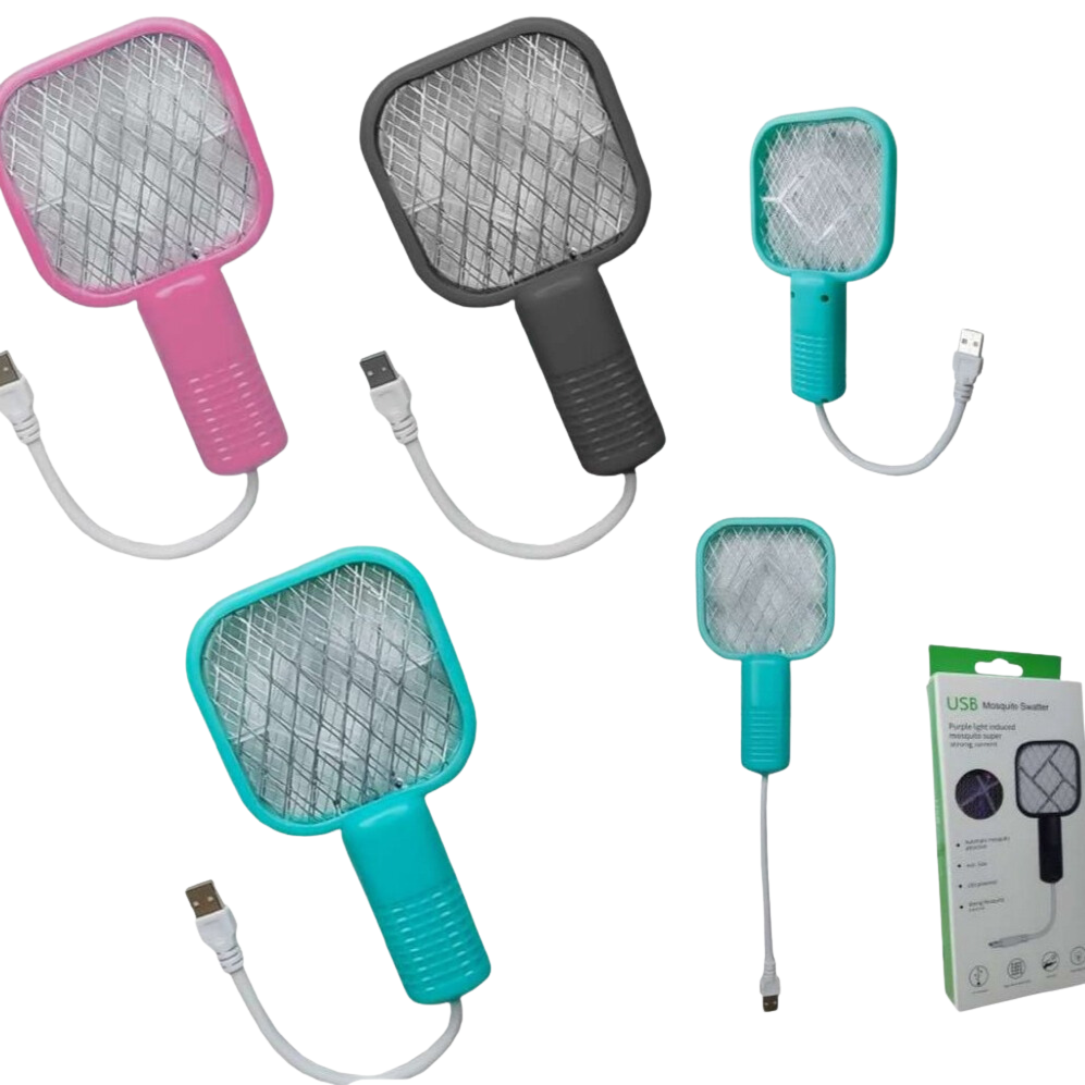 MINI RAQUETA MATA MOSQUITOS 2X1
